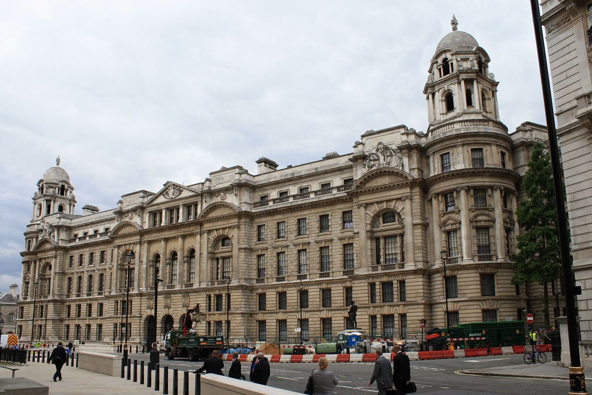 The Old War Office building on Whitehall, now Raffles London at The OWO